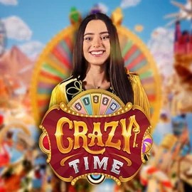 Crazy Time by Evolution, showcased at funbetcasinos-es.com – game logo