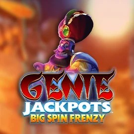 Official Jackpots logo: Genie Jackpots: Big Spin Frenzy by Blueprint Gaming at Funbet Casino