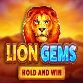 Lion Gems Hold and Win slot visual from Playson available on funbetcasinos-es.com