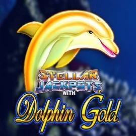 Dolphin Gold with Stellar Jackpots logo by Lightning Box Game Funbet Casino