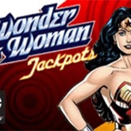 Wonder Woman Jackpots by Amaya, showcased at funbetcasinos-es.com – game logo